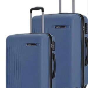 Lancer Plus Ink Blue Trolley Bag Cabin, Medium, Large Size | Durable, Stylish Travel Luggage for Business & Leisure |Lightweight, and Spacious