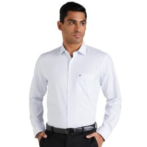 Allen Solly Men’s Cotton Classic Fit Checkered Formal Shirt