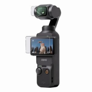 Action Pro Tempered Glass Compatible with DJI Osmo Pocket 3 Camera Accessories (Pack of 2)