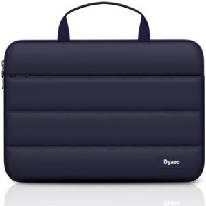 Dyazo 13-13.3 Inch Fluffy Sleeve Case for Laptop | Cover Bag for MacBook Air/Pro, HP, Dell, Asus, Acer, Lenovo and Other Notebook | Soft Padded Protection with Handle & Front Pocket (Blue)