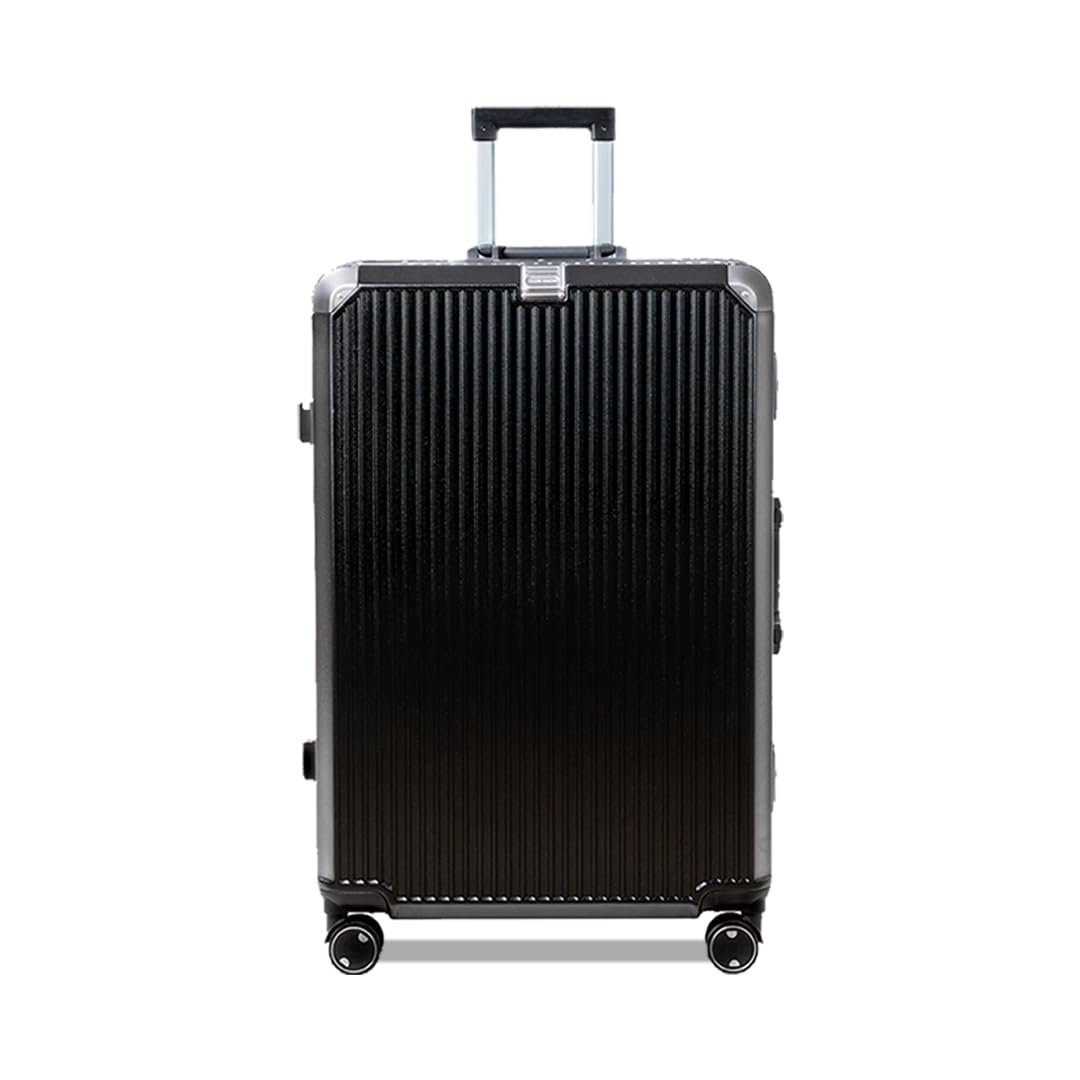Vertica Hard PC Trolley Luggage, Cabin Size, 100% Polycarbonate, Lightweight and Durable, Silent Wheels, Anti-Theft with Aluminium Frame, and 2 TSA Locks, 20-Inch, Midnight Noir