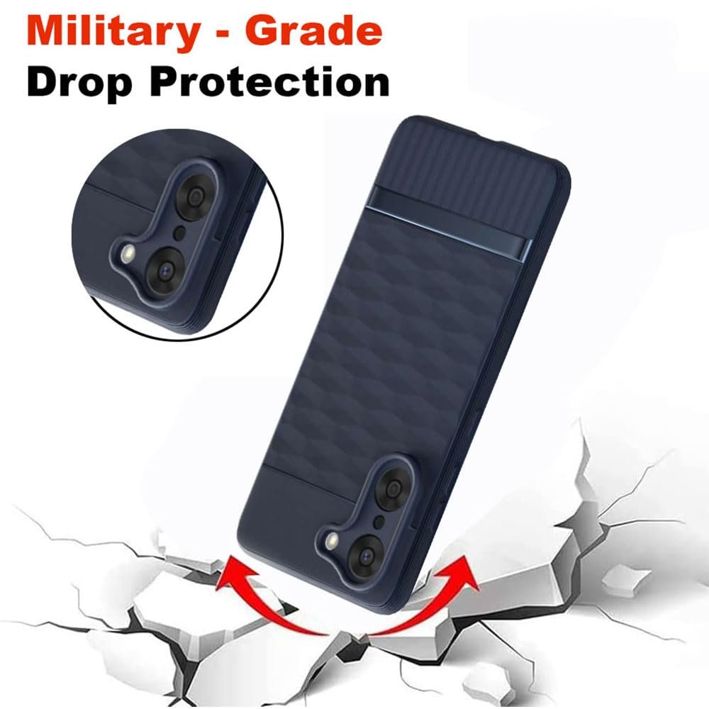 Amazon Brand-Solimo Shockproof Case for OnePlus Nord CE5 5G | Full Camera Protection | TPU Flexible Back Cover for OnePlus Nord CE5 5G (Steel Blue) - Image 4