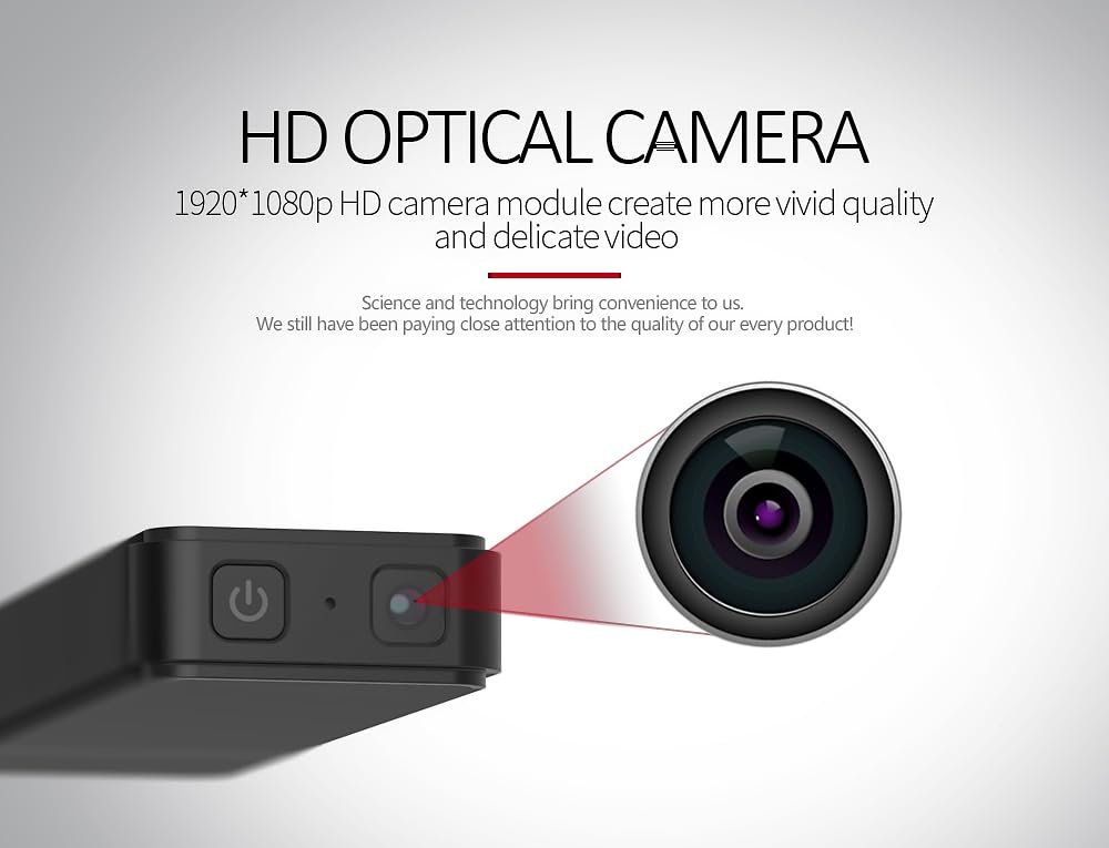 TECHNOVIEW 4K Pen Drive Security Camera with 64GB SD Card, 1080p HD Video Recording, 150° Wide Angle Lens, Motion Detection, Up to 200 Minutes Battery Life - Black - Image 6