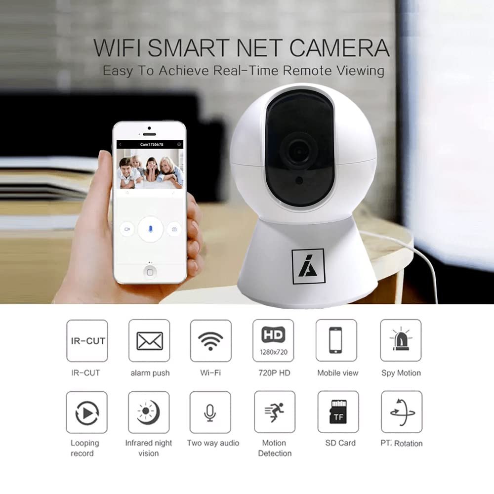 C300 PTZ 2MP Full HD Smart Wi-Fi CCTV Home Security Camera | 355° with Pan Tilt | View & Talk | Motion Alert | Night Vision | SD Card (Upto 128 GB), Two Way Talk - Image 2
