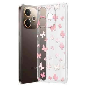 Fashionury Silicone Designer Printed Back Case Cover for Oppo A5 Pro 5G| Shockproof TPU Soft Flexible with Camera Protection -D0012