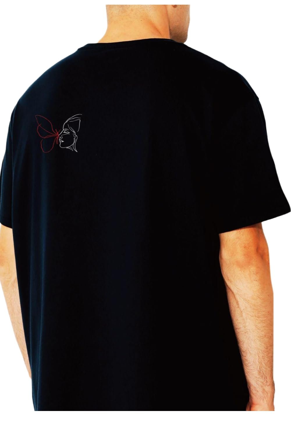 URGEAR Life Oversized T-Shirt, Black, Cotton Casual Wear - Image 2