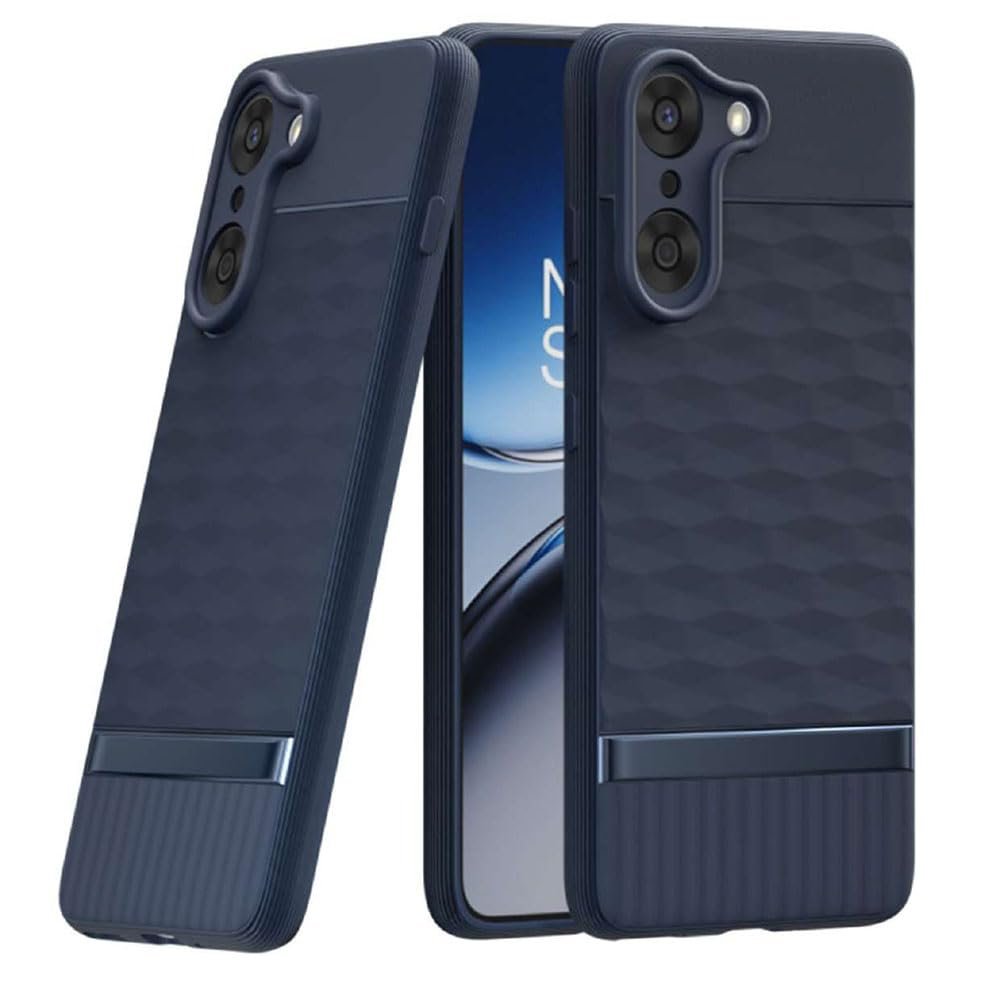 Amazon Brand-Solimo Shockproof Case for OnePlus Nord CE5 5G | Full Camera Protection | TPU Flexible Back Cover for OnePlus Nord CE5 5G (Steel Blue)