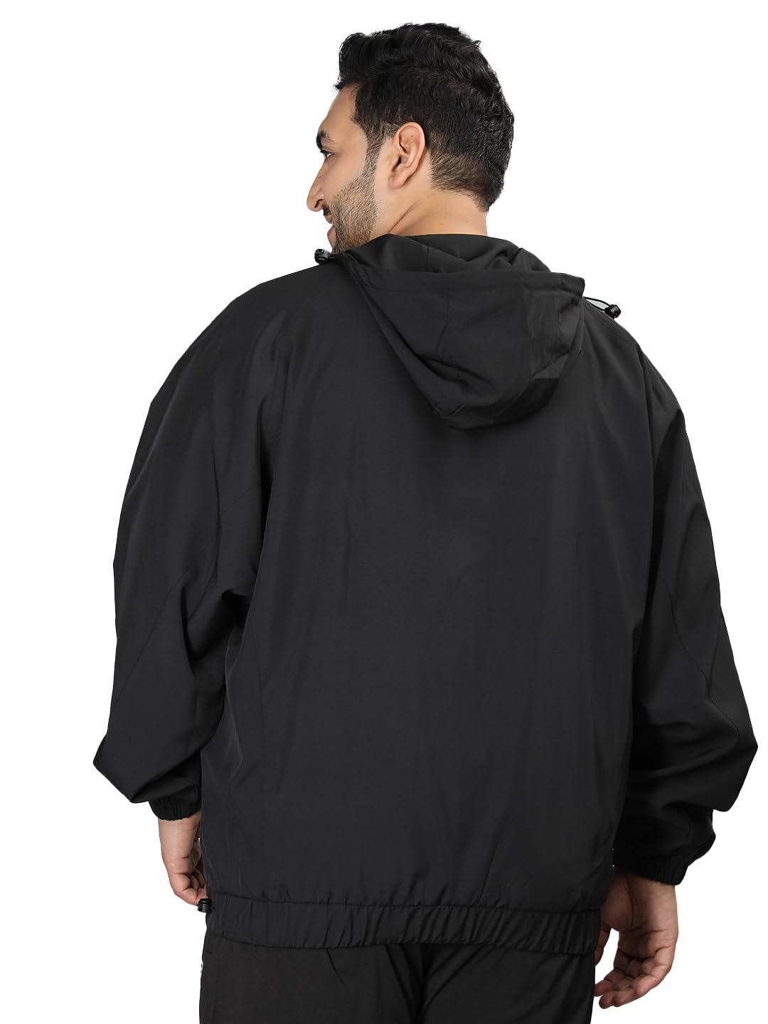 CHKOKKO Men's Polyester Plus Size Winter Sports Windcheater Stylish Zipper Standard Length Winter Sports Jacket - Image 2