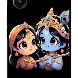 FASHIHUB Little Lord Radga and Krishna Design Printed Back Cover Compatible for Oppo A5 Pro 5G | Shockproof Design | with Camera Protection |