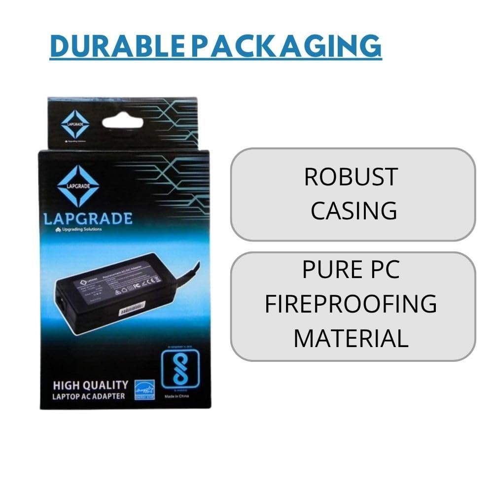 LAPGRADE 19V 3.42A Adapter Charger for Acer TravelMate 200 2000 210 2100 2200 225 2310 2350 240 2400 2410 2420 2430 2440 2450 2460 2470 2480 2490 Series (Without Power Cable) - Image 5