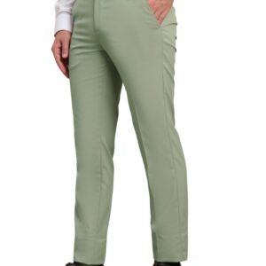 SaintX Men’s Premium Stretchable Formal Trouser with Techno Flex Waistband | Slim Fit Pants | Italian Design | Office Wear/Executive Wear