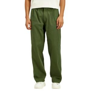 Levi’s Men’s Pure Cotton Loose Fit Pleated Chino Trousers