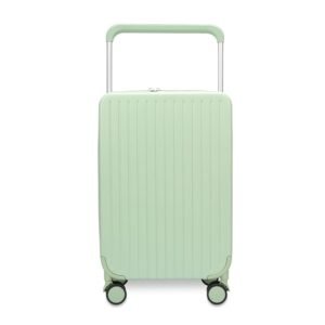 THE CLOWNFISH Vertex Trolley Bags for Travel | ABS and Polycarbonate Hard Sided Suitcase | 8 Silent Wheels | Cabin Luggage Bag for Users | 360 Degree Rotation | 20 Inch/ 55cm | Green