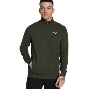 PUMA Mens Cotton Blend Standard Length Jacket