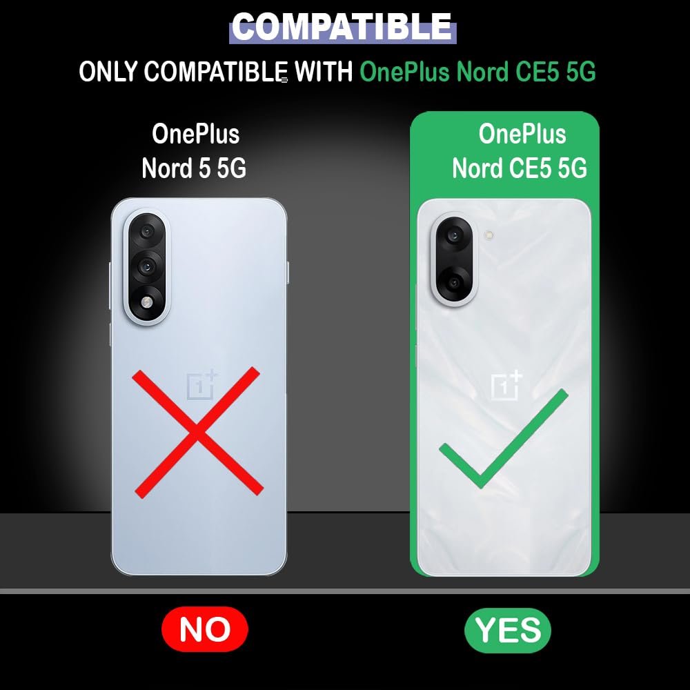 Amazon Brand-Solimo Shockproof Case for OnePlus Nord CE5 5G | Full Camera Protection | TPU Flexible Back Cover for OnePlus Nord CE5 5G (Steel Blue) - Image 2