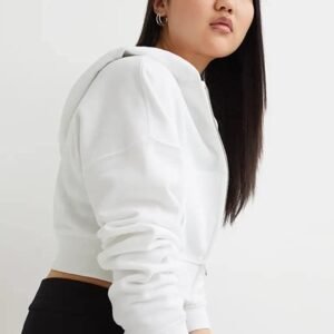 Women Cotton Blend Hooded Sweatshirt