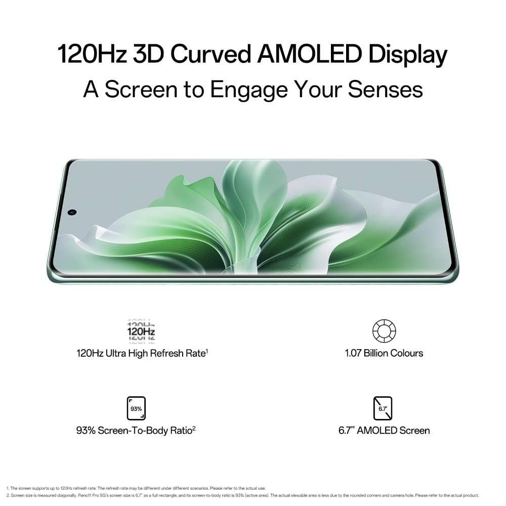 Oppo Reno 11 5G (Wave Green,128 GB) (8 GB RAM) - Image 5