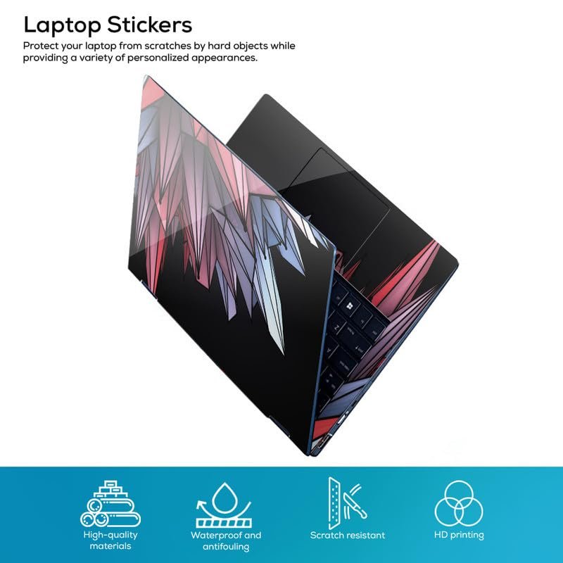 Design 15 Full Body Vinyl Laptop Skin/Sticker/Cover Upto 15.6 Inches Laptops Laminated-Removable-HD Quality Compatible for Hp-Dell-Sony-Lenovo-Asus etc.(15x10 Inches) - Image 2