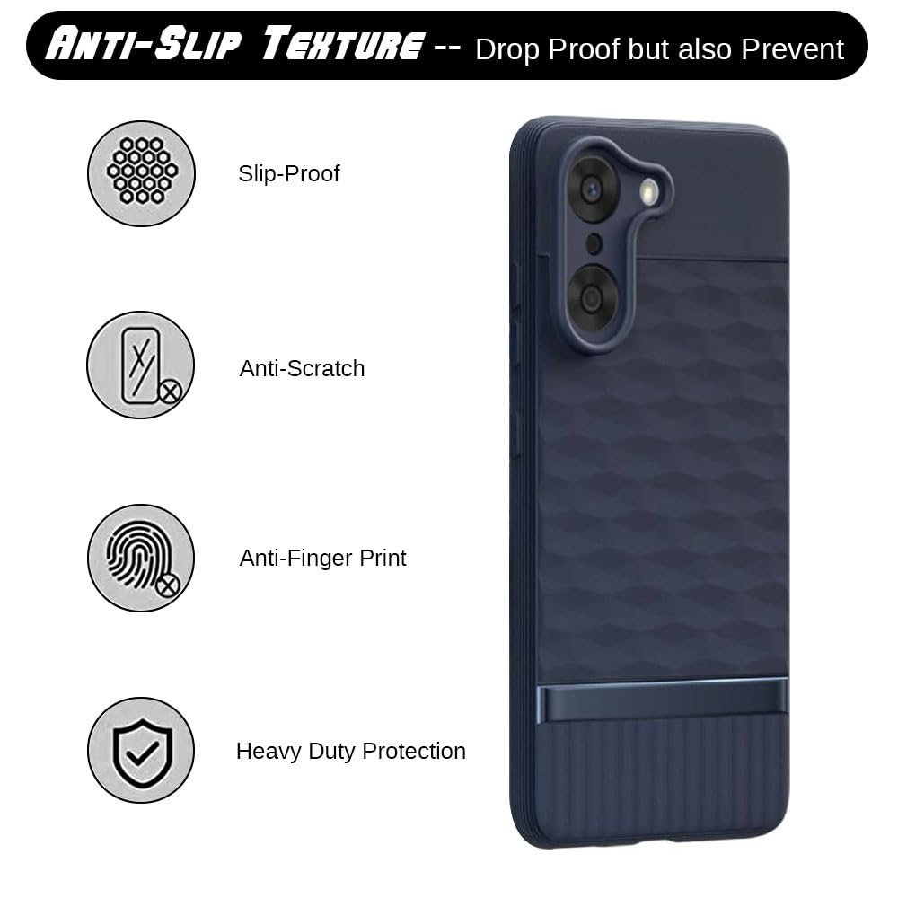 Amazon Brand-Solimo Shockproof Case for OnePlus Nord CE5 5G | Full Camera Protection | TPU Flexible Back Cover for OnePlus Nord CE5 5G (Steel Blue) - Image 5