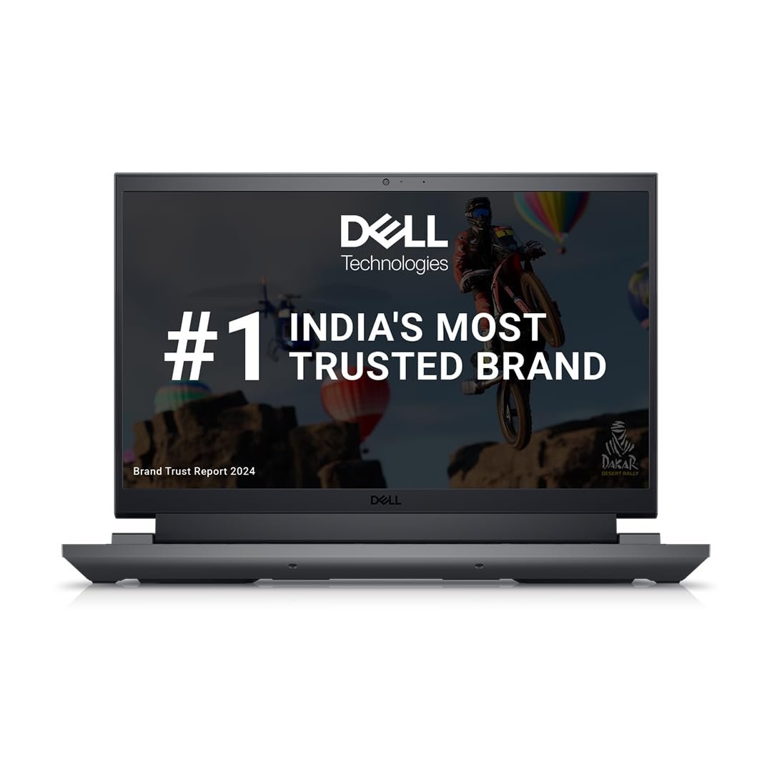 Dell G-series-15-5530-laptop - 15.6" FHD, Intel Core i5-13450HX, 16GB DDR5 RAM, 512GB SSD, NVIDIA GeForce RTX 3050, 4-Zone RGB Backlit Keyboard + G-Key, Dark Shadow Gray, Win 11 + H&S 2021, 2.65 Kg