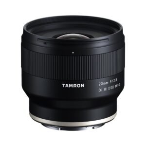 Tamron Full-Frame Mirrorless Camera Lens for Sony (Black, 20mm F/2.8 Di III OSD M1:2)