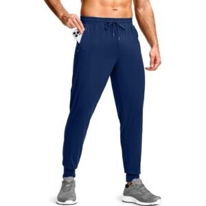 NOBERO Men’s Regular Fit Mid Rise Joggers