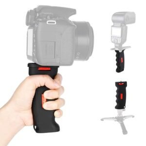 ZORBES Camera Holder,1/4″ Universal Camera Hand Grip Stabilizer Support Mount for Dslr Camera Camcorder Smartphone Gopro Action Camera Led Video Light,camera Holder for Video Shooting,black