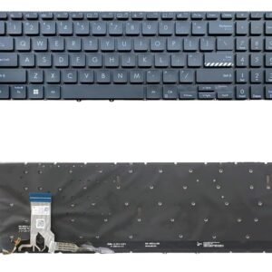 Replacement Keyboard for ASUS Vivobook Go 15 OLED E1504FA E1504GA Black with Backlit