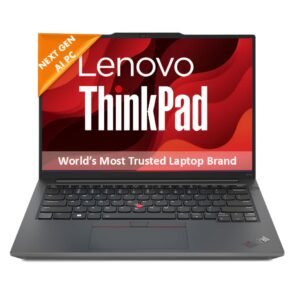 Lenovo ThinkPad E14 AI PC Intel Core Ultra 5 125U | Copilot Key | 16GB RAM | 1TB SSD | 14” WUXGA IPS 300 Nits | Win 11 + Office 2024 | Backlit | Fingerprint | 1.42 kg | 1Y Onsite | Black – 21M7S0SH00