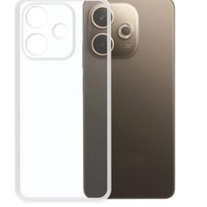 Bintage Soft Rubber Silicon Clear Case Back Cover for Compatible Model with Oppo A5 Pro 5G – Transparent