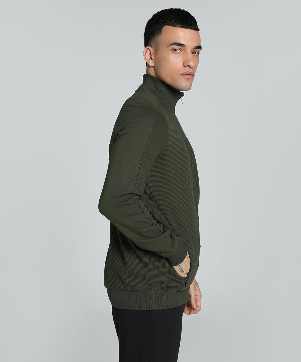 PUMA Mens Cotton Blend Standard Length Jacket - Image 2