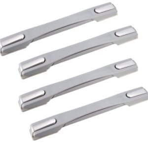 Repair Replacement Luggage Pull Handle for VIP Safari, American tourister, Skybag Suitcase Trolley Bag Suitcases Handle for Luggage Parts (Grey (New) 4 Pcs Handle)