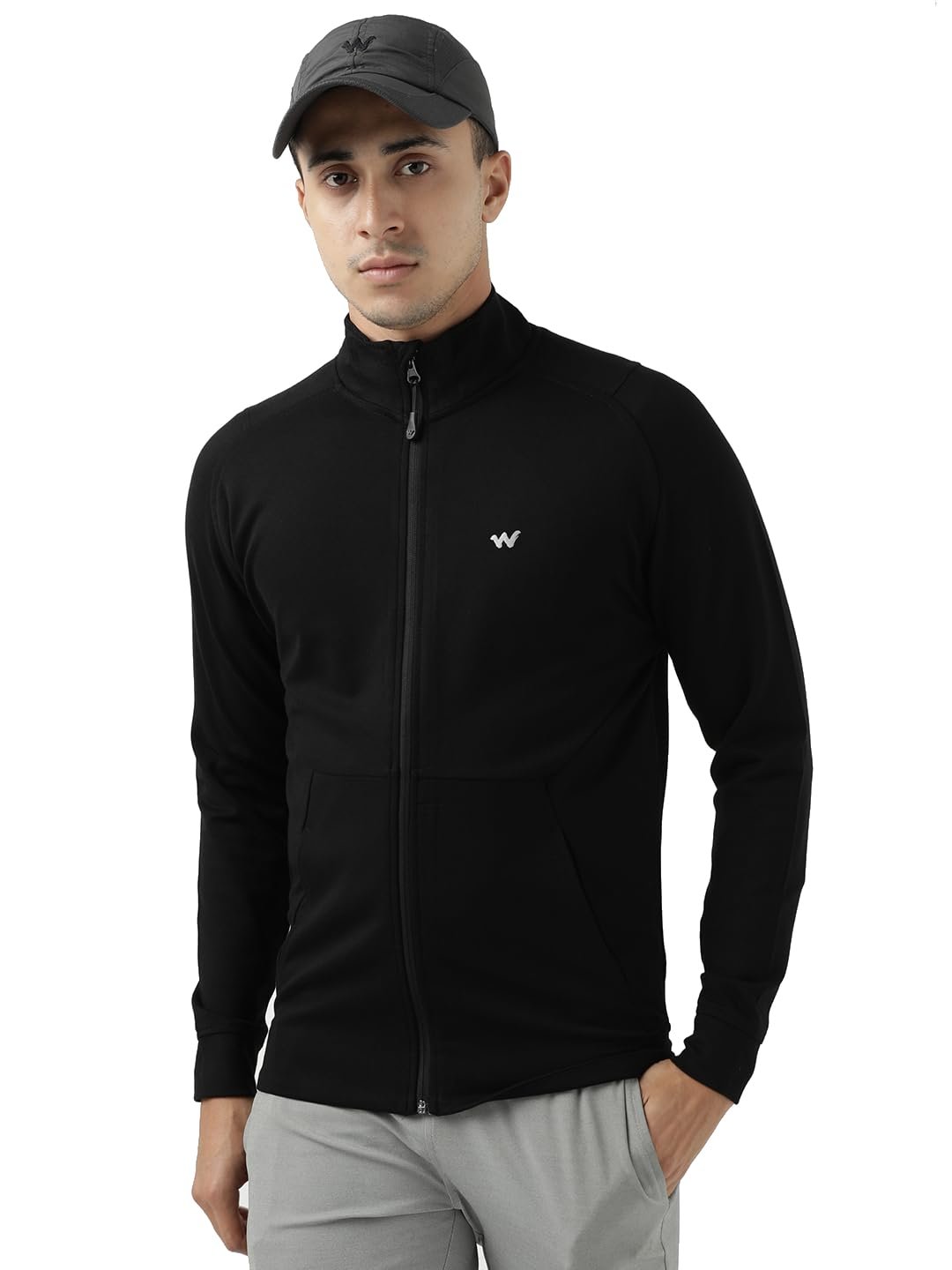 Wildcraft Men's Nylon Standard Trainer 4 Way Stretch Jacket, 42182