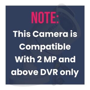 HIKVISION 2Mp Indoor Wired Color Camera for Dvr Ds-2Ce5Ad0T-Itp Eco Bnc/Dc, White – 1080P