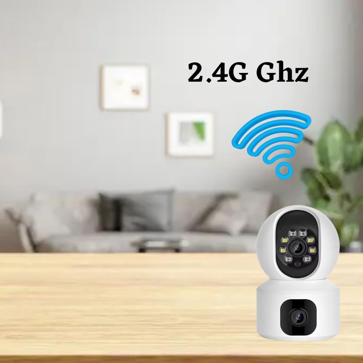 Maizic Smarthome Supercam 5+5 MP CCTV Camera 360° Security Wi-Fi Camera for Home, Pan & Tilt, Color Night Vision 20M, Smart Motion Tracking, 2-Way Talk (S- Pack of 2 Supercam WiFi Indoor) - Image 7