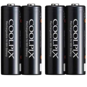 Compatible with Nikon EN-MH2-B2 1.2V min.2300mAh Rechargeable Batteries – Camera Battery – for Coolpix L19, L20, L30, L32, L330, L620, L830, L840(Pack of 4)