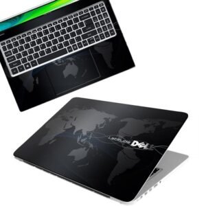 Pattern D83 Full Body Vinyl Laptop Skin/Sticker/Cover Upto 15.6 Inches Laptops Laminated-Removable-HD Quality Compatible for -Dell (15x10 Inches)
