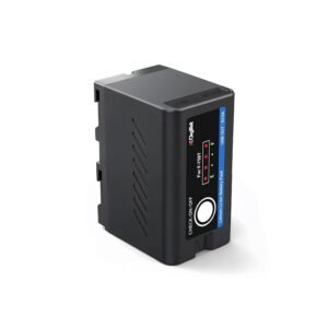 DIGITEK® (NP F750 C USB) Lithium-ion Rechargeable Battery for Ring Light, Video Light, Stick Lights, 6000mAh, Type C Charging, for Sony NP-F, CCD-TRV215, TR917,TR315, HDR-FX 1000, HVR-V1U, Z7U & More