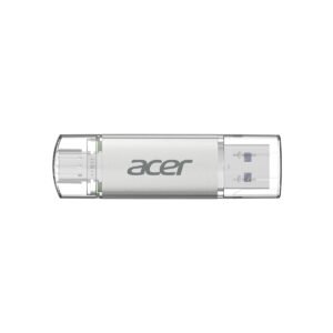 Acer USB Flash Drive UT300 256GB USB 3.2 Gen1 Up to 150MB/s with Dual Port Type-A & Type-C Flash Drive for PC/Laptop/MacBook/Smartphone