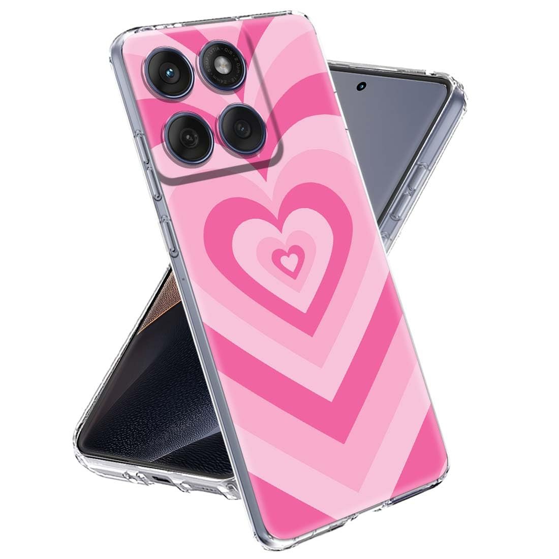 Fashionury Designer Soft Back Cover Case Compatible for Moto Edge 60 Fusion, Printed,Transparent,Flexible, Silicon for Motorola Edge 60 Fusion -D3167 - Image 2