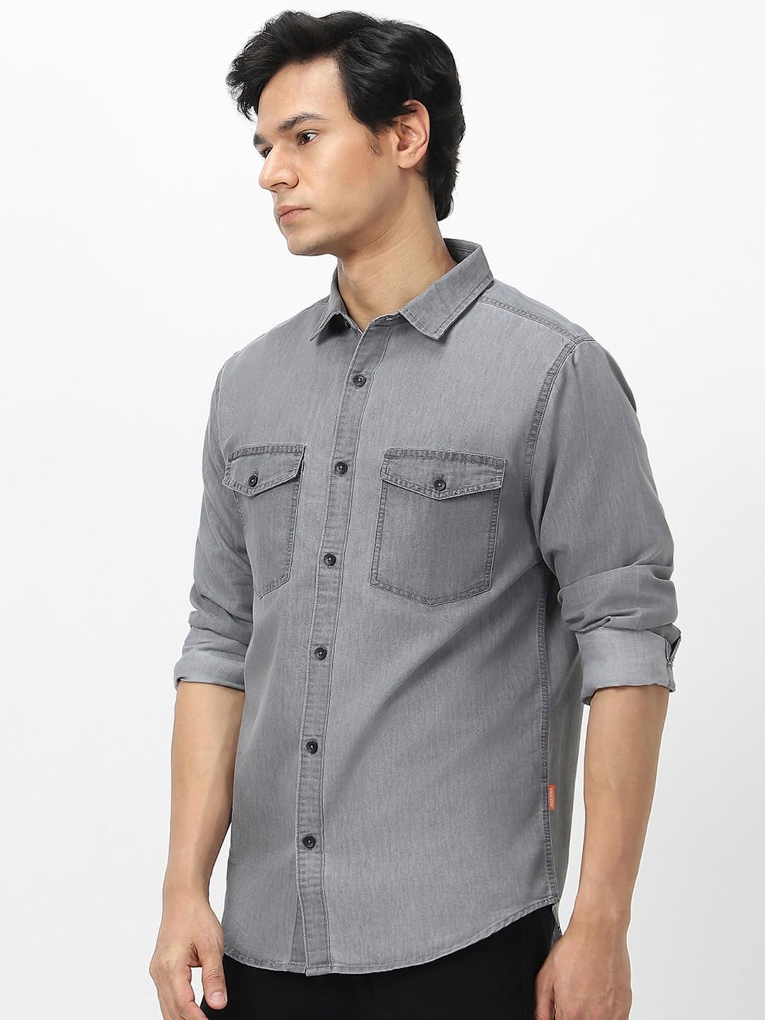Urbano Fashion Men's Full Sleeve Regular Fit Casual Denim Shirt - Image 3