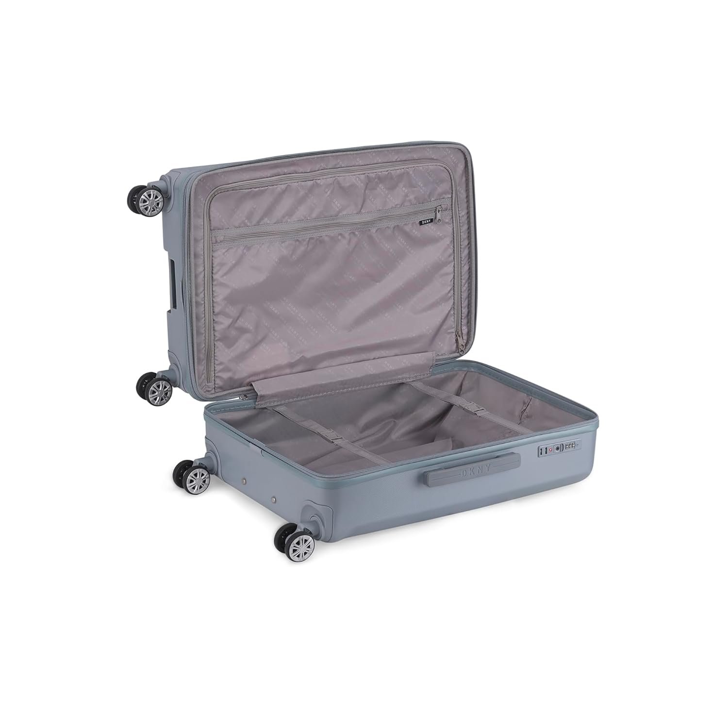 DKNY Urban Safari Range Blue Suede Hard 24" Medium Luggage - Image 5