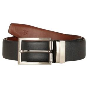 Bata Leather Rev-Pre-05 Men Belt In Natural Multi Color