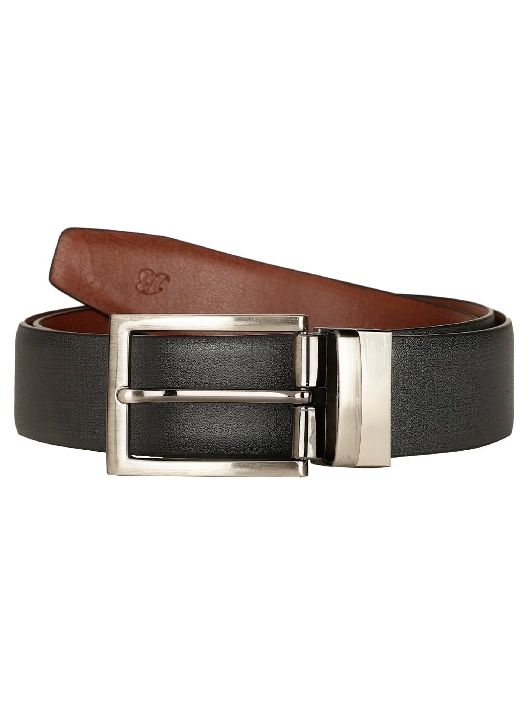 Bata Leather Rev-Pre-05 Men Belt In Natural Multi Color