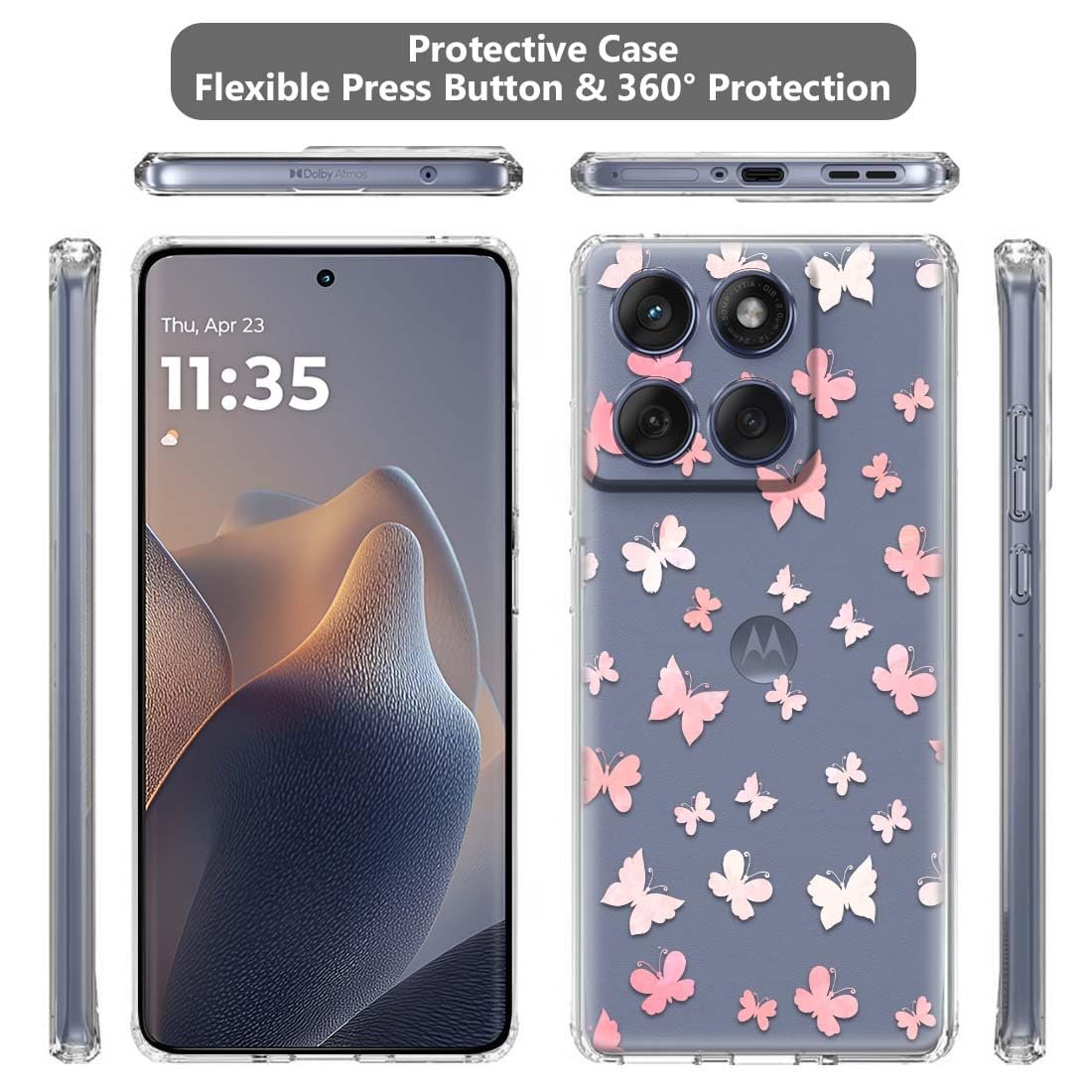 Fashionury Silicone Designer Printed Back Case Cover for Motorola Edge 60 Fusion -D0012 - Image 4