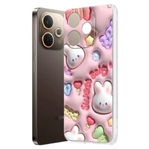 Fashionury Back Cover Case Designer Flexible Soft Back Case Cover for Oppo A5 Pro 5G -D2149