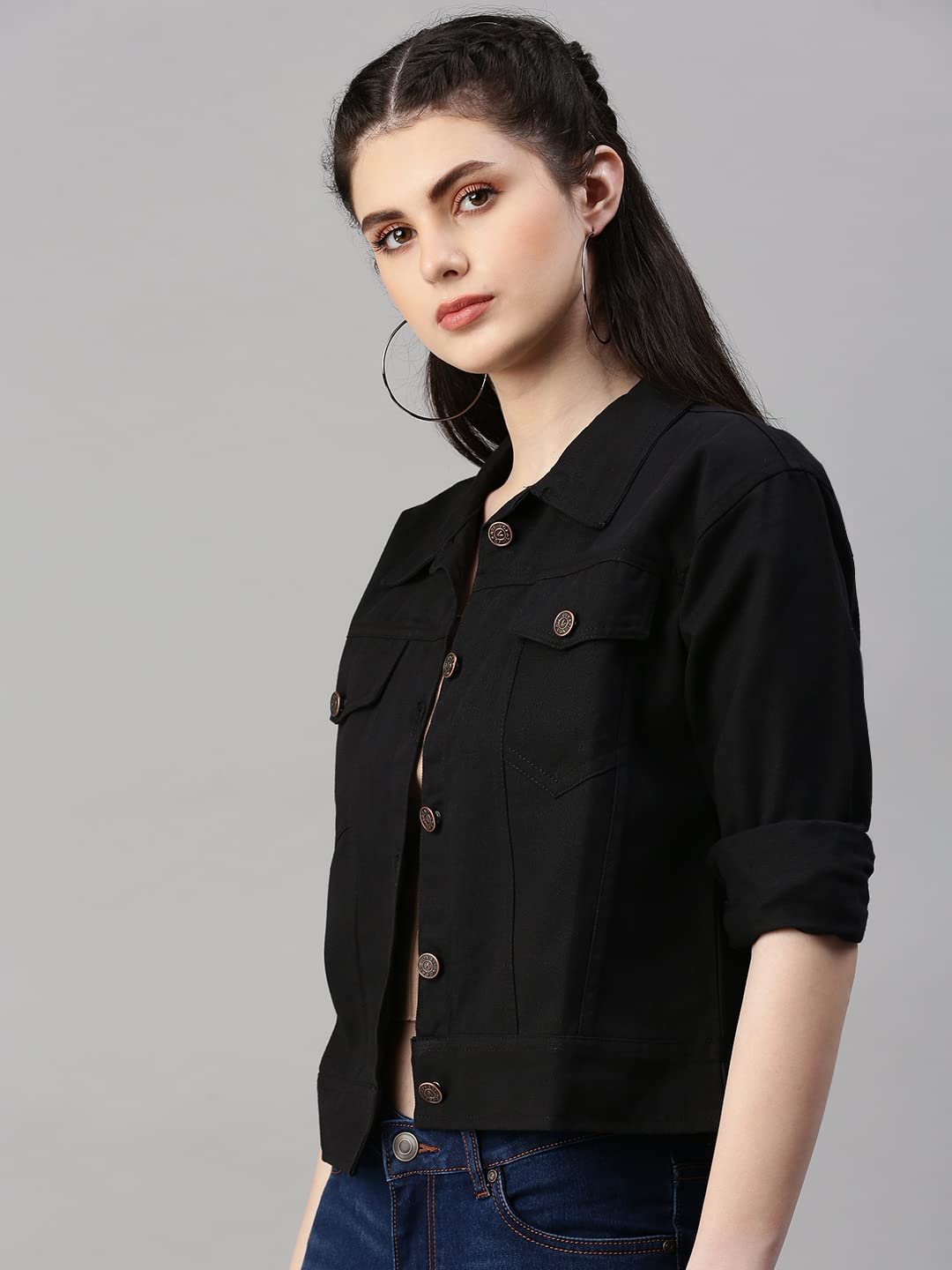 VOXATI Women's Denim Jacket - Image 4