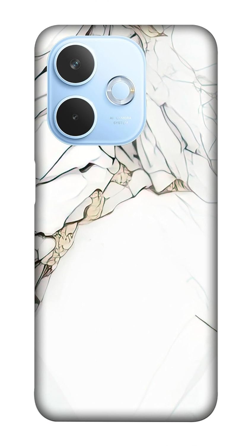 NDCOM for Oppo A5 Pro 5G Back Cover | Oppo a5Pro Cover | Premium Oppo A5 Pro BackCover for Enhanced Protection | Gray Marble Printed Hard Case