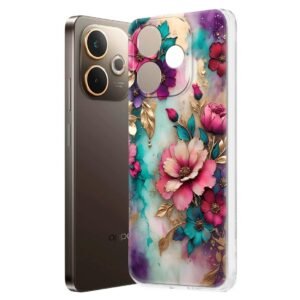 Fashionury Back Cover Case Designer Flexible Soft Back Case Cover for Oppo A5 Pro 5G -D1220