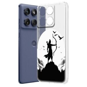 Designer Soft Back Cover Case Compatible for Moto Edge 60 Fusion, Printed,Transparent,Flexible, Silicon for Motorola Edge 60 Fusion -D1092